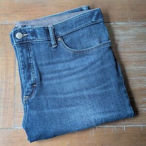 Lee Slim Fit Skinny Leg Medium Wash High Waist Denim Jeans Women's Plus Size 18